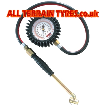 PCL 80mm Dial Tyre Pressure Gauge Twin End Commercial 0-170psi - Click Image to Close